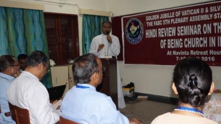 Review Seminar Delhi, Bishop Ignatius D'Souza