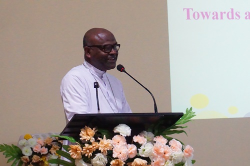 1539500661_Bp. Selvester Ponnumuthan, Addressing the participants of Bishops' Colloquium