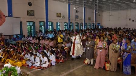 Review Seminar for Tribal belt, Hazaribag, Eucharistic celebration day 1 9