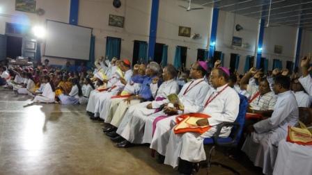 Review Seminar for Tribal belt, Hazaribag bible veneration first day 2